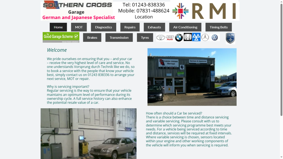Souther Cross Website Image