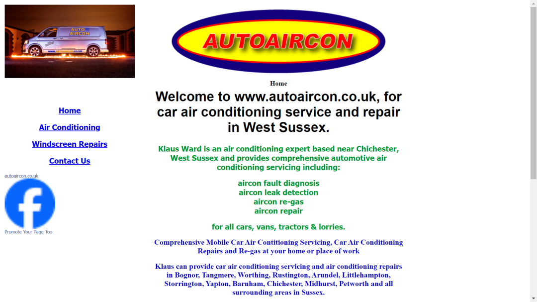 Auto Aircon Website Image